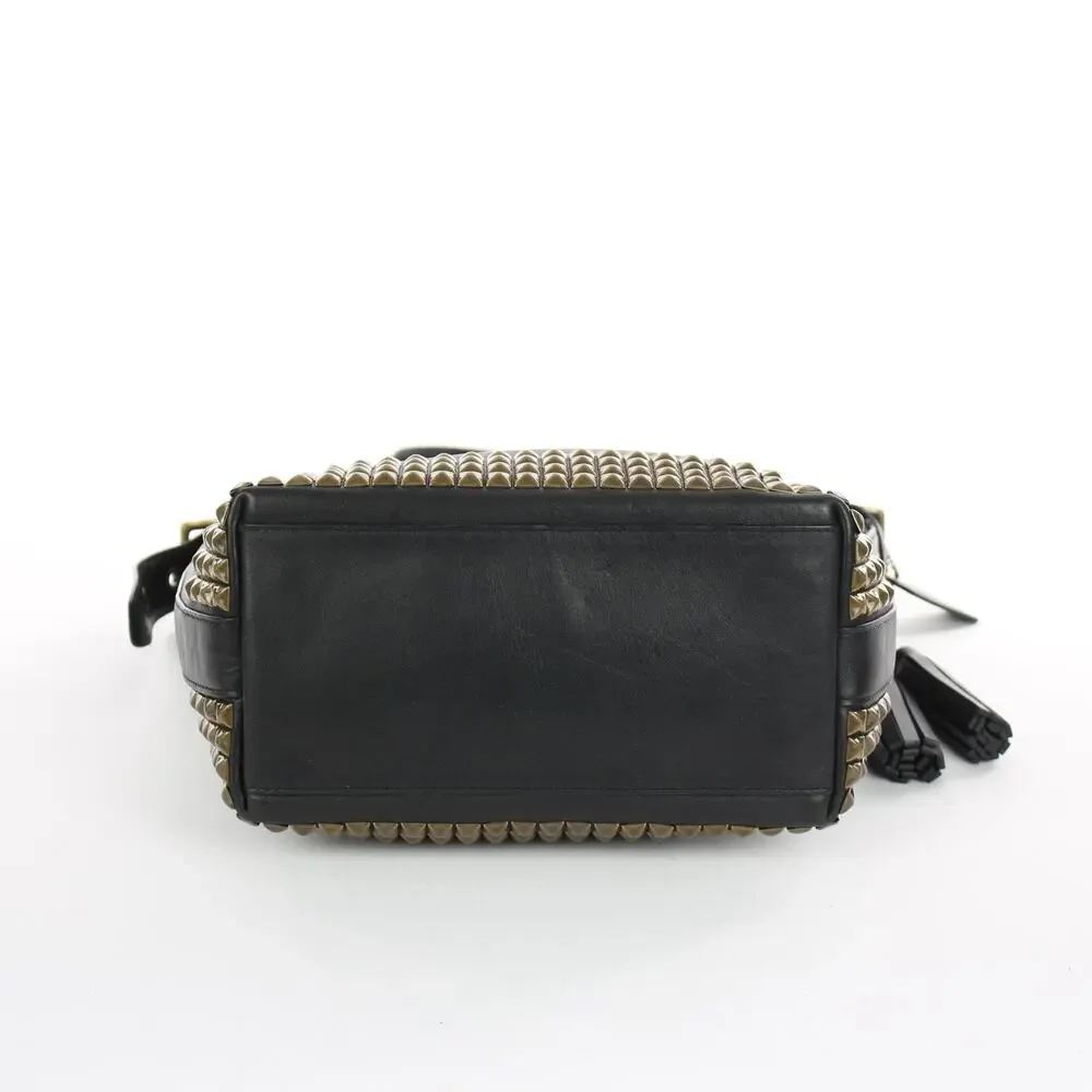 Coach Legacy Studded Black Leather Duffle Bag 26413